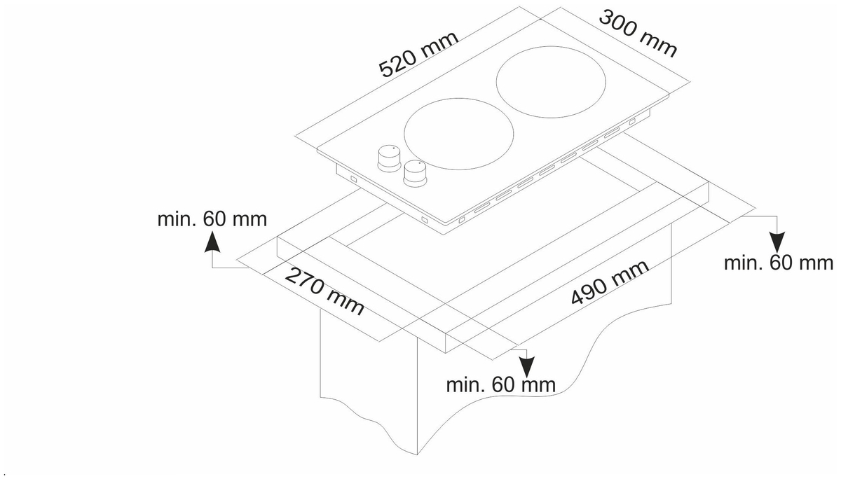 Картинка Варочная поверхность SIMFER H30D12B001