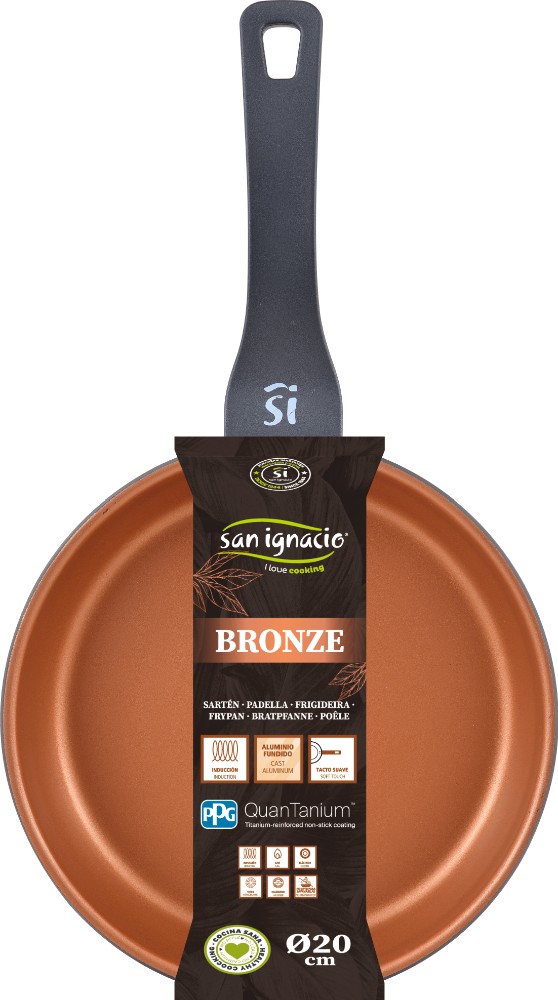 Сковорода BERGNER Bronze SG SG-6605 20x4.5 см