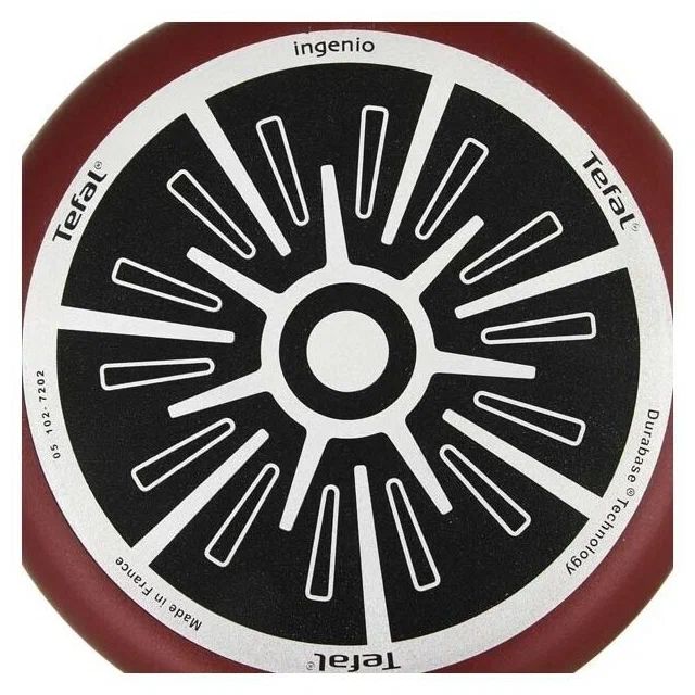 Фото Сковороды набор TEFAL 4175810 INGENIO Red 5 с ручкой 22/26