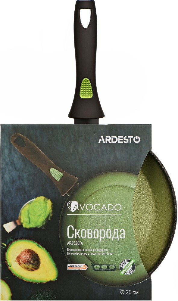 картинка Сковорода ARDESTO Avocado 26 см AR2526FA от магазина 1.kz