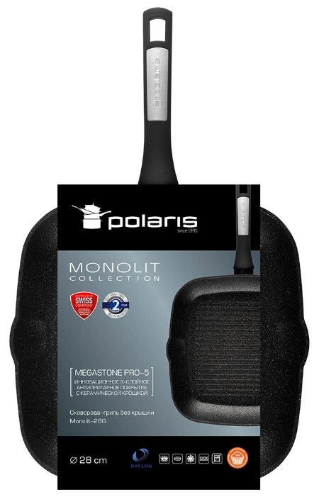 картинка Сковороды POLARIS Monolit-28G от магазина 1.kz