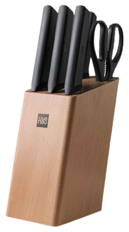 Фото Набор ножей XIAOMI Huo Hou Fire Kitchen Steel Knife Set 6 pcs. (HU0057)