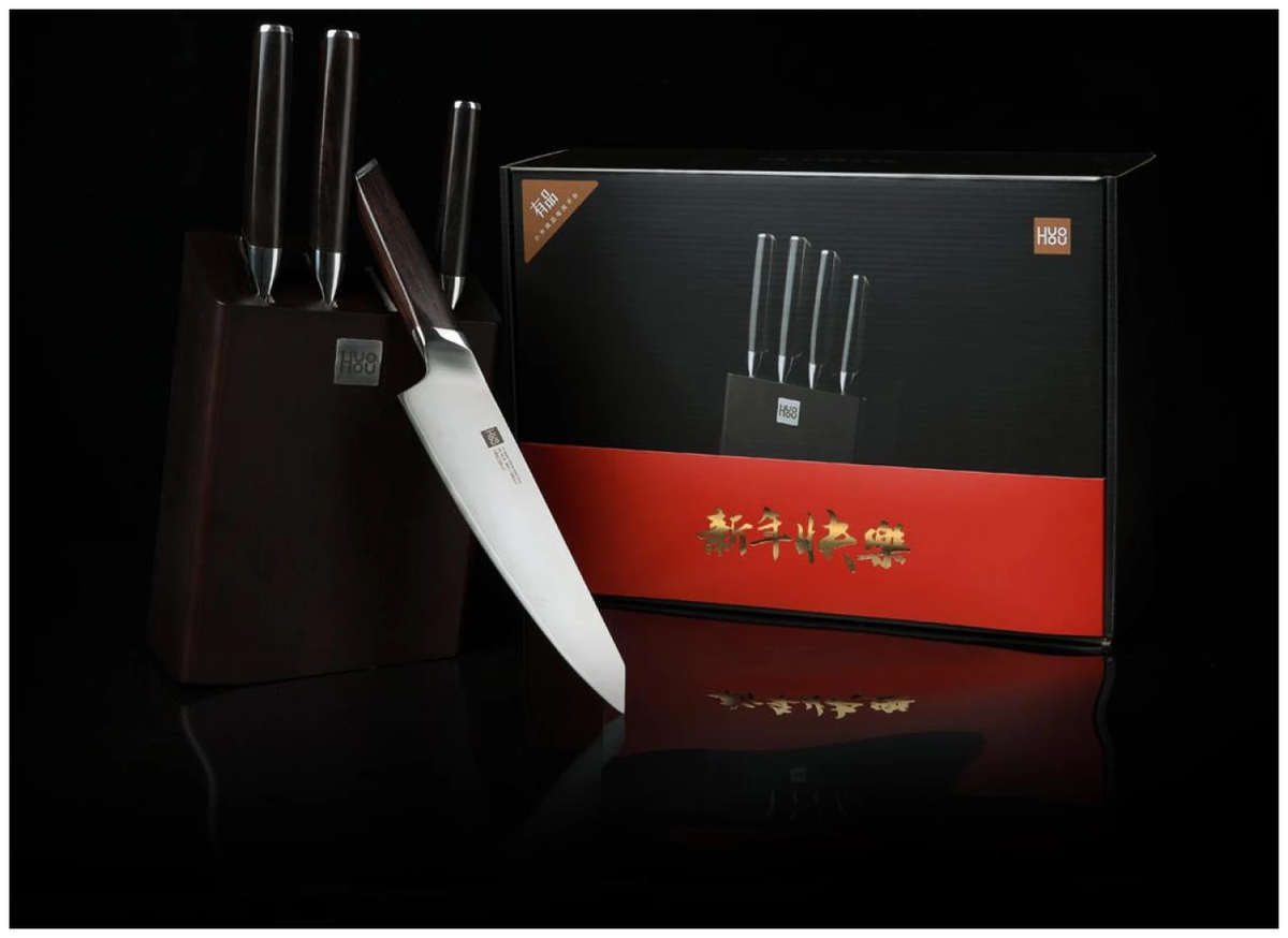 Набор ножей XIAOMI Huo Hou Fire Waiting Steel Knife 5 pcs. (HU0033) заказать