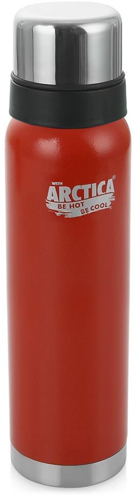 Фото Термос ARCTICA (0,75л)(26ч)(металл/эмаль)-красный 106-750К (R 83911)