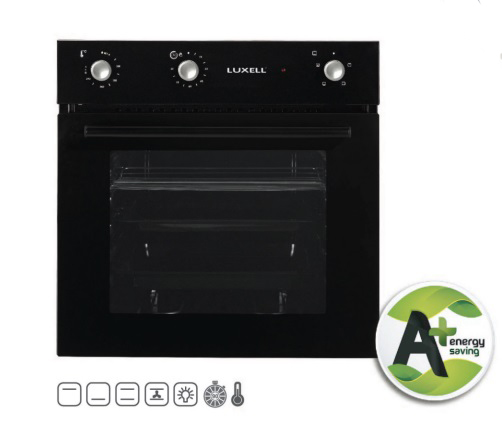 Фото Духовка LUXELL A6-SF2 Black (1450 Вт, 40 л.)