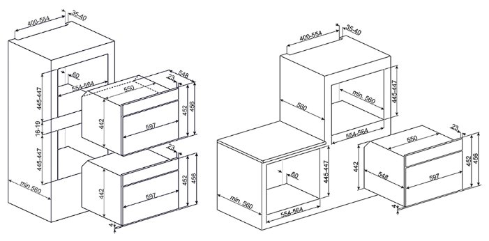 Фото Духовка SMEG SF4920MCP