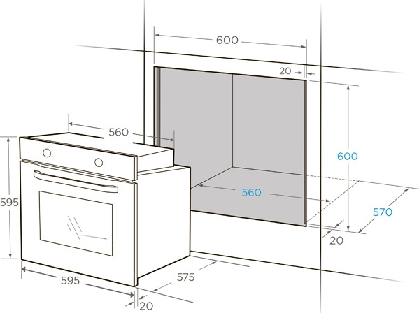 Духовка MIDEA MO581DB RI-B Казахстан