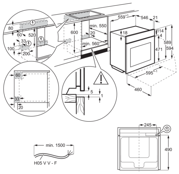 Фото Духовка ELECTROLUX OED5C50Z