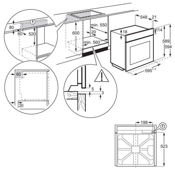 Фото Духовка ELECTROLUX OEM3H50X