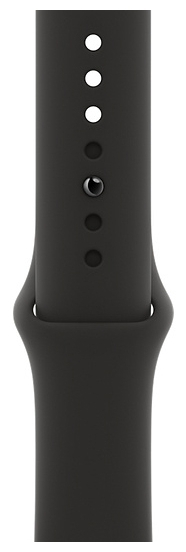 Фотография Смарт-часы APPLE Watch Series 6 GPS 44mm Space Gray Aluminium Case with Black Sport Band - Regular