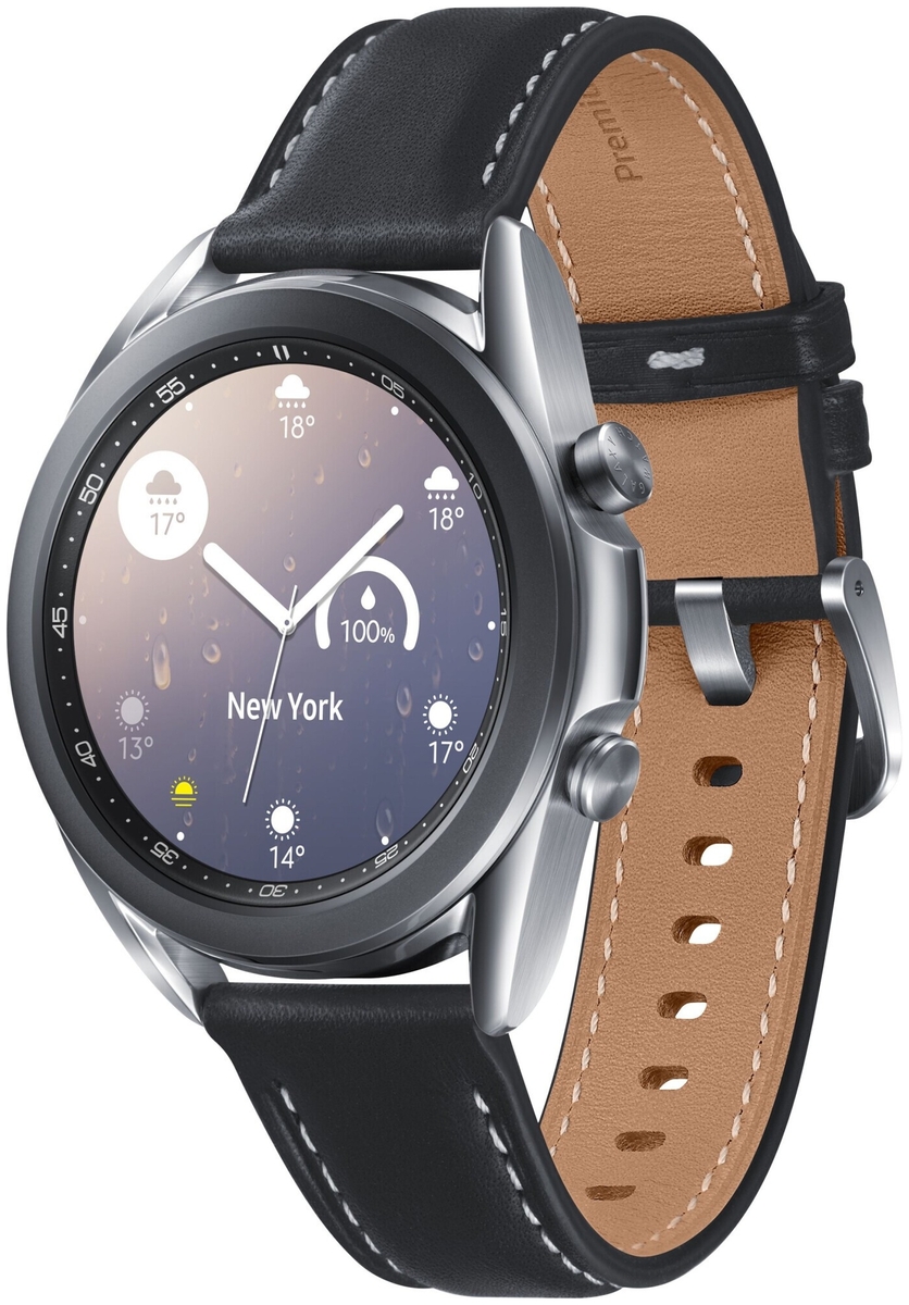 Фотография Смарт-часы SAMSUNG Galaxy Watch-3 Stainless 41mm silver SM-R850NZSACIS