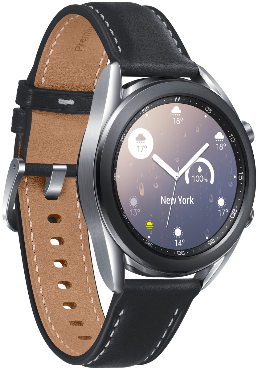 Картинка Смарт-часы SAMSUNG Galaxy Watch-3 Stainless 41mm silver SM-R850NZSACIS