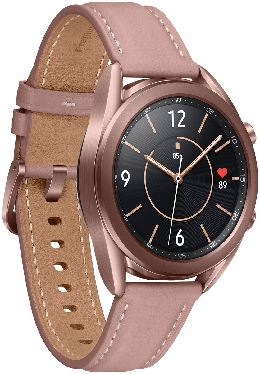 Картинка Смарт-часы SAMSUNG Galaxy Watch-3 Stainless 41mm gold SM-R850NZDACIS