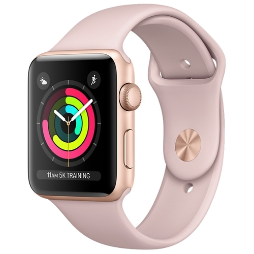 Смарт-часы APPLE Watch Series 3 38mm Gold with Pink Sand (MQKW2)