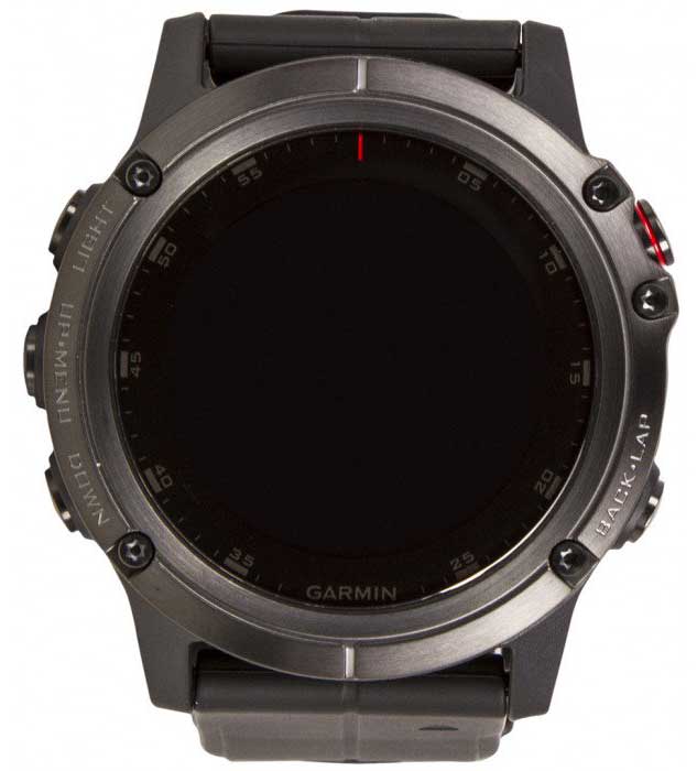 Смарт-часы GARMIN Fenix 5X Plus Sapphire Black with Black band (010-01989-01)