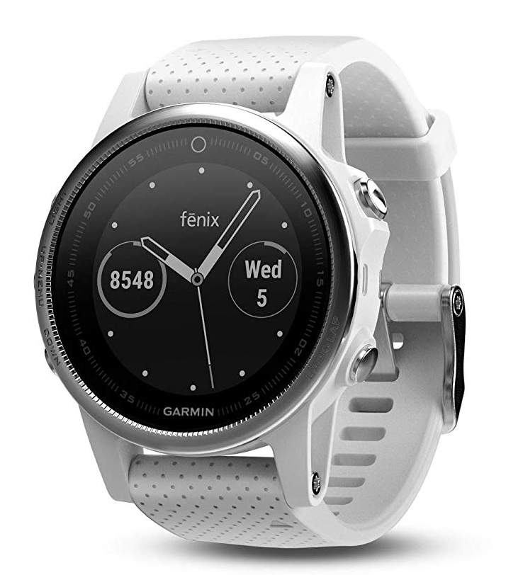 Смарт-часы GARMIN Fenix 5S White with white band