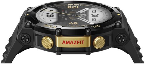 Картинка Умные часы XIAOMI Amazfit T-Rex 2 Black-Gold (A2170)