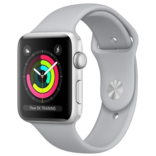 Фото Смарт-часы APPLE Watch Series 3 38mm Space Grey with Black (MTF02LL/A)