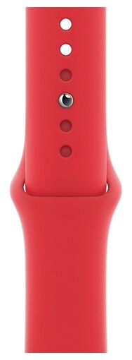 Фотография Смарт-часы APPLE Series 6 GPS 40mm Red Case/Red Sport Band Regular A2291 (M00A3GK/A)