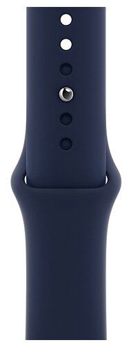 Фотография Смарт-часы APPLE Watch Series 6 40mm Blue Aluminium Case/Deep Navy Sport Band A2291 (MG143GK/A)