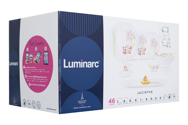 Купить Сервиз LUMINARC N8582 46 предм. CARINE JACINTHE