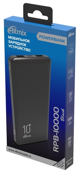 Фото Power Bank RITMIX RPB-10000 Black