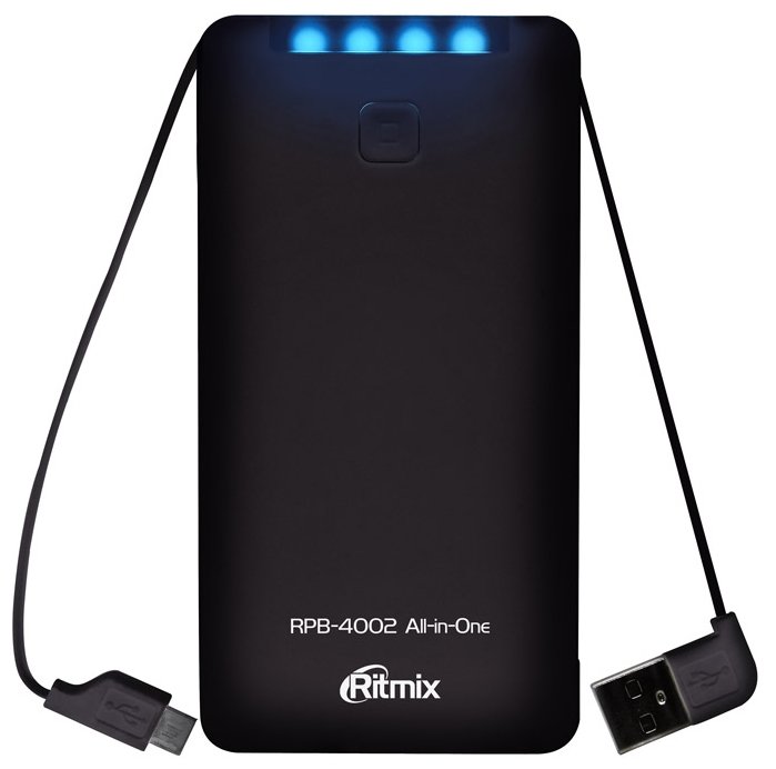 Power Bank RITMIX RPB-4002 4000 mAh Black