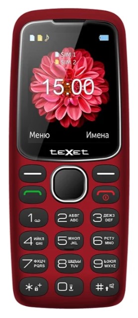 Мобильный телефон TEXET TM-B307 Red