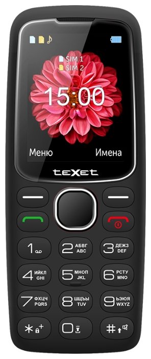 Мобильный телефон TEXET TM-B307 Black