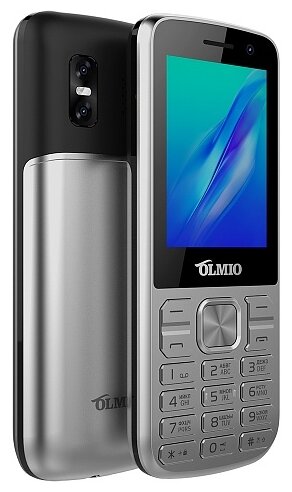 Мобильный телефон OLMIO M22 Silver