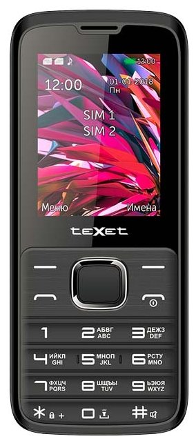 Мобильный телефон TEXET TM-D430 Black