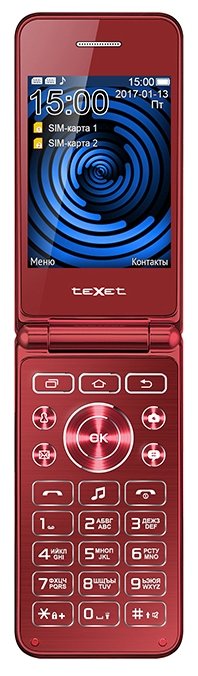 Мобильный телефон TEXET TM-400 Granate