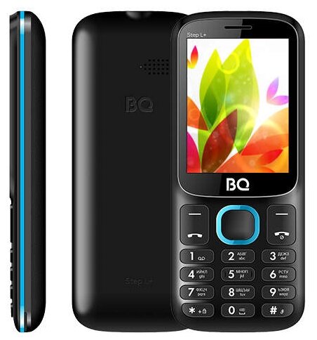 Фото Мобильный телефон BQ-2440 Step L Black+Blue