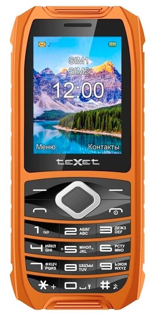 Мобильный телефон TEXET TM-508R Black-orange