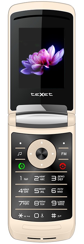 Мобильный телефон TEXET TM-402 Champagne