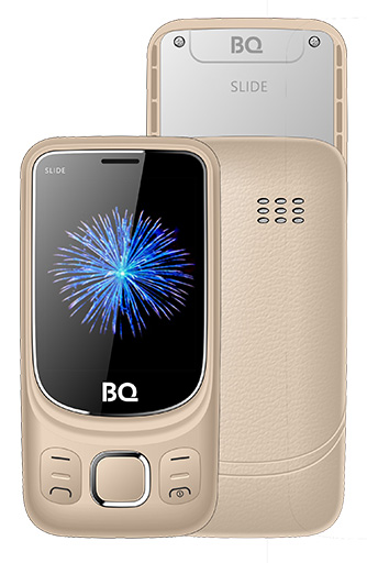 Мобильный телефон BQ BQ-2435 Slide Gold