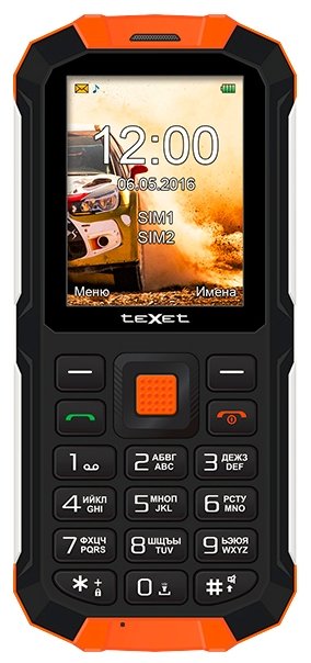 Мобильный телефон TEXET TM-501R Black-orange