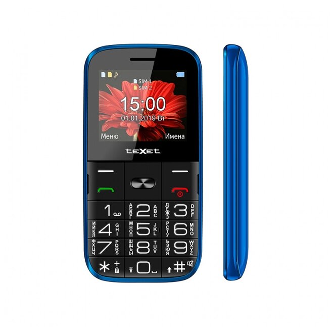 Мобильный телефон TEXET TM-B227 Blue