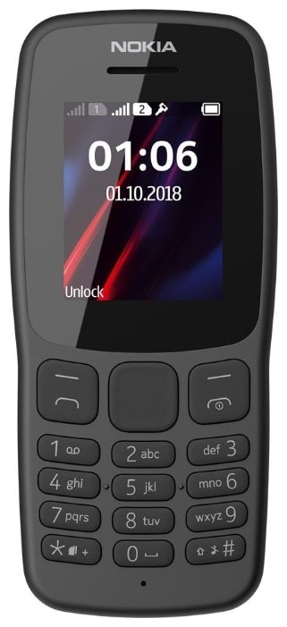 Мобильный телефон NOKIA 106 DS Grey