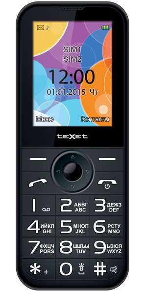 Мобильный телефон TEXET TM-B330 Anthracite
