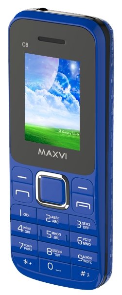 Фото Мобильный телефон MAXVI C8 Blue