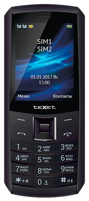 Мобильный телефон TEXET TM-D328 Black