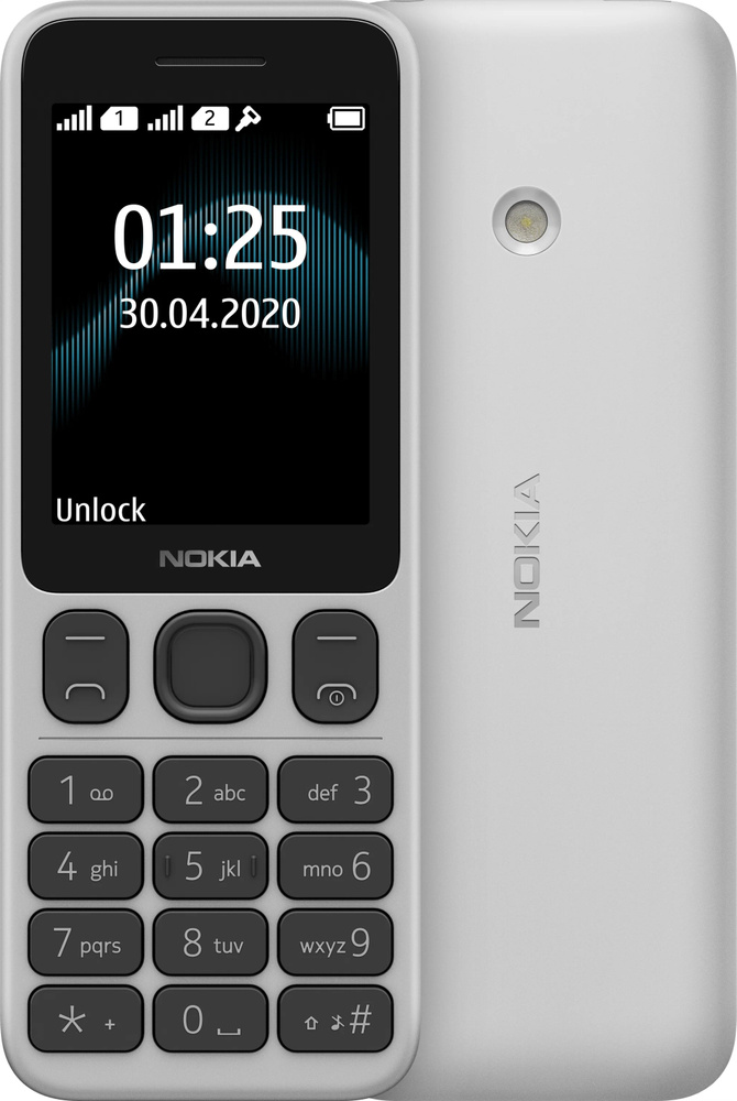 Мобильный телефон NOKIA 125 DS TA-1253 White (16GMNW01A01)