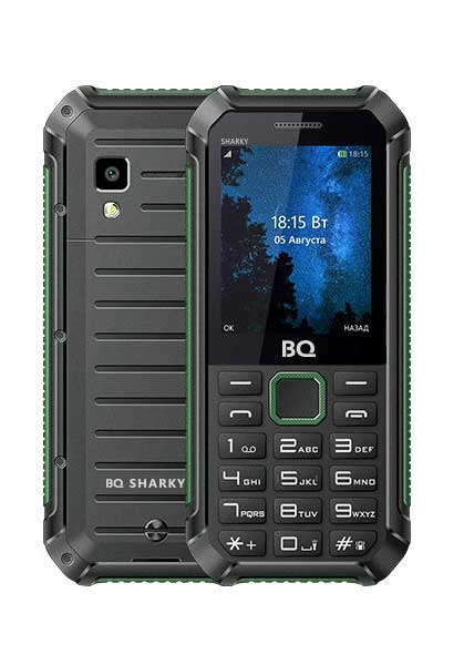 Мобильный телефон BQ BQ-2434 Sharky Black-Green