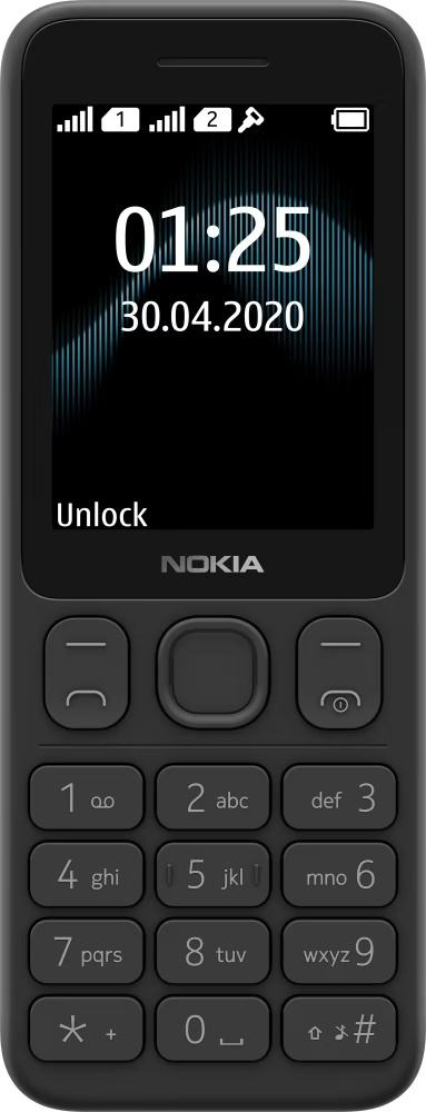 Фото Мобильный телефон NOKIA 125 DS TA-1253 Black (16GMNB01A17)