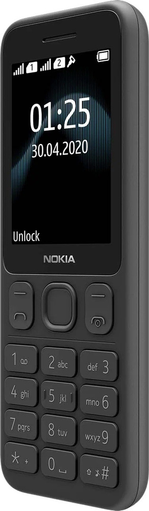 Фотография Мобильный телефон NOKIA 125 DS TA-1253 Black (16GMNB01A17)