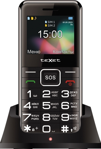 Фото Мобильный телефон TEXET TM-319 Black