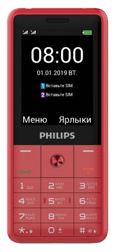 Мобильный телефон PHILIPS E169 Red