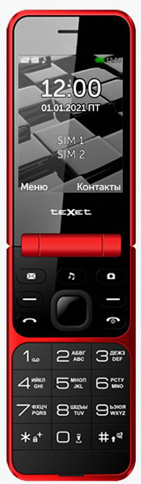 Мобильный телефон TEXET TM-405 Red