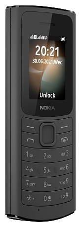 Картинка Мобильный телефон NOKIA 110 DS TA-1386 4G BLACK (16LYRB01A01)